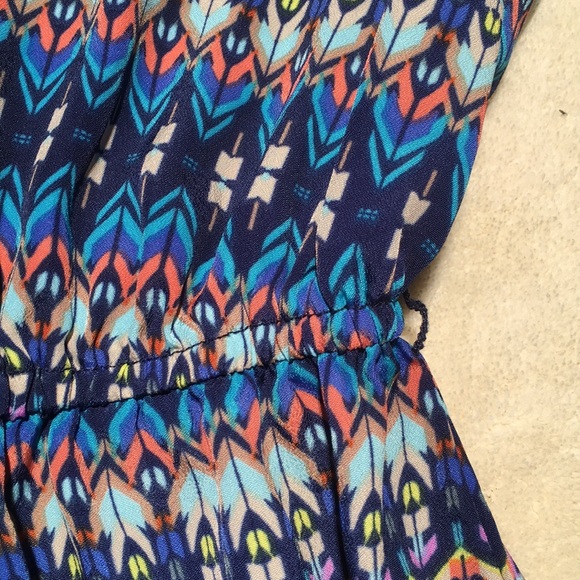 BeBop Women’s Qrt Sleeve Multicolor Summer Dress - Picture 7 of 8